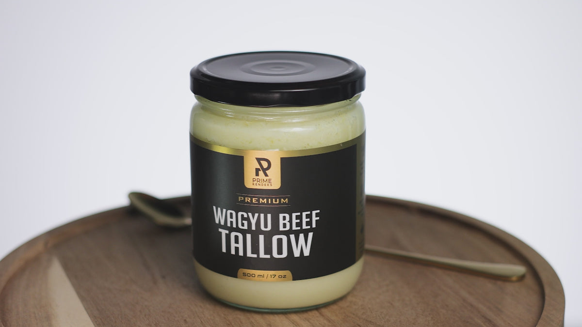 Load video: Prime Renders Beef Tallow Brand intro video